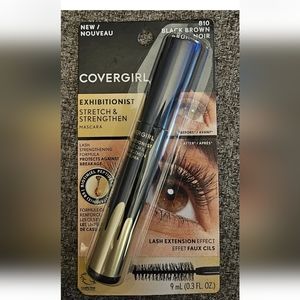 NEW Covergirl Exhibitionist Stretch & Strengthen Mascara Black Brown 810 X2